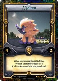 Jolten (Gold Champion Stamped) - Shattered Stars Chapter 2 [SS2] - Elestrals card