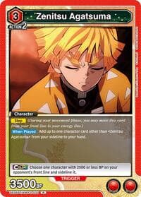 Zenitsu Agatsuma (070) - UE05BT: Demon Slayer: Kimetsu no Yaiba - Union Arena card