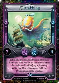 Drakking (Gold Champion Stamped) - Shattered Stars Chapter 1 [SS1] - Elestrals card