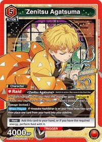 Zenitsu Agatsuma (071) - UE05BT: Demon Slayer: Kimetsu no Yaiba - Union Arena card