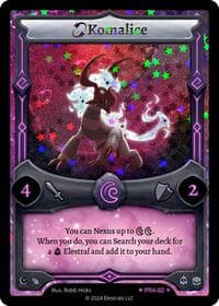 Komalice - Moonrise Promos - Elestrals card