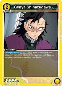 Genya Shinazugawa (013) - UE05BT: Demon Slayer: Kimetsu no Yaiba - Union Arena card
