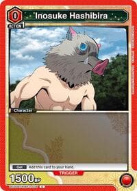 Inosuke Hashibira (076) - UE05BT: Demon Slayer: Kimetsu no Yaiba - Union Arena card