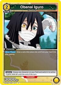 Obanai Iguro (017) - UE05BT: Demon Slayer: Kimetsu no Yaiba - Union Arena card
