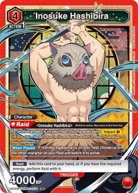 Inosuke Hashibira (079) - UE05BT: Demon Slayer: Kimetsu no Yaiba - Union Arena card