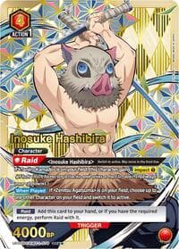 Inosuke Hashibira (079) (SR**) - UE05BT: Demon Slayer: Kimetsu no Yaiba - Union Arena card