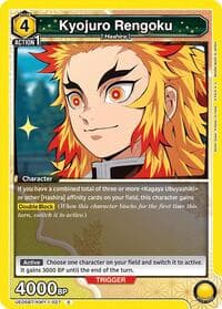 Kyojuro Rengoku (027) - UE05BT: Demon Slayer: Kimetsu no Yaiba - Union Arena card