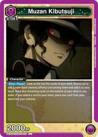 Muzan Kibutsuji (034) - UE05BT: Demon Slayer: Kimetsu no Yaiba - Union Arena card