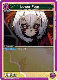 Lower Four - UE05BT: Demon Slayer: Kimetsu no Yaiba - Union Arena card