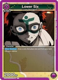 Lower Six - UE05BT: Demon Slayer: Kimetsu no Yaiba - Union Arena card