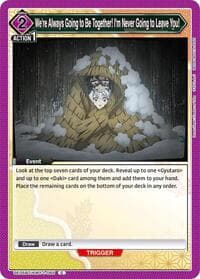 We're Always Going to Be Together! I'm Never Going to Leave You! - UE05BT: Demon Slayer: Kimetsu no Yaiba - Union Arena card