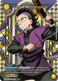 Genya Shinazugawa (013) (R*) - UE05BT: Demon Slayer: Kimetsu no Yaiba - Union Arena card