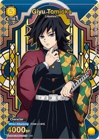 Giyu Tomioka (025) (R*) - UE05BT: Demon Slayer: Kimetsu no Yaiba - Union Arena card