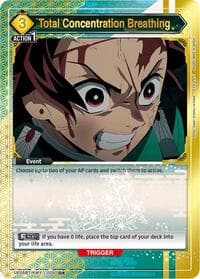Total Concentration Breathing (029) (U*) - UE05BT: Demon Slayer: Kimetsu no Yaiba - Union Arena card