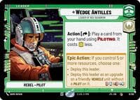 Wedge Antilles - Leader of Red Squadron - Jump to Lightspeed - Star Wars: Unlimited card