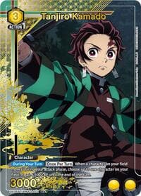 Tanjiro Kamado (001) (R*) - UE05BT: Demon Slayer: Kimetsu no Yaiba - Union Arena card