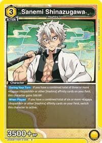 Sanemi Shinazugawa (006) - UE05BT: Demon Slayer: Kimetsu no Yaiba - Union Arena card