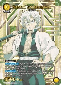 Sanemi Shinazugawa (006) (R*) - UE05BT: Demon Slayer: Kimetsu no Yaiba - Union Arena card