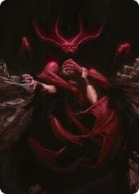 Infernal Grasp Art Card - Art Series: Innistrad Remastered - Magic: The Gathering card