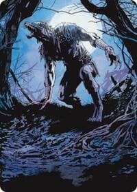 Krallenhorde Howler Art Card - Art Series: Innistrad Remastered - Magic: The Gathering card