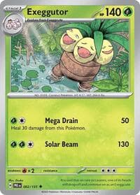 Exeggutor - SV: Prismatic Evolutions - Pokemon card
