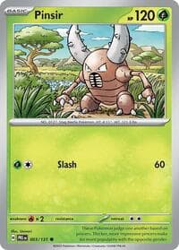 Pinsir - SV: Prismatic Evolutions - Pokemon card