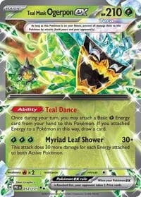 Teal Mask Ogerpon ex - SV: Prismatic Evolutions - Pokemon card