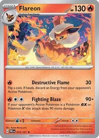 Flareon - SV: Prismatic Evolutions - Pokemon card