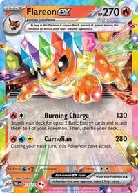 Flareon ex - SV: Prismatic Evolutions - Pokemon card