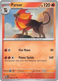 Pyroar - SV: Prismatic Evolutions - Pokemon card