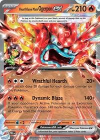 Hearthflame Mask Ogerpon ex - SV: Prismatic Evolutions - Pokemon card