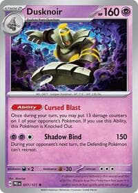 Dusknoir - SV: Prismatic Evolutions - Pokemon card