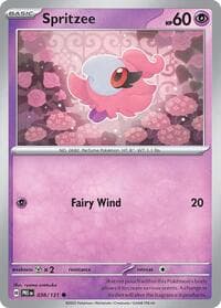 Spritzee - SV: Prismatic Evolutions - Pokemon card