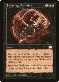 Spinning Darkness - Weatherlight - Magic: The Gathering card