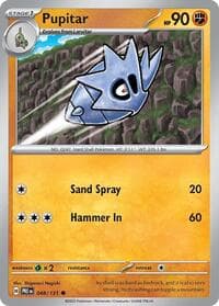 Pupitar - SV: Prismatic Evolutions - Pokemon card