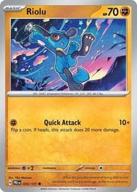 Riolu - SV: Prismatic Evolutions - Pokemon card