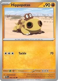 Hippopotas - SV: Prismatic Evolutions - Pokemon card