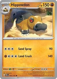 Hippowdon - SV: Prismatic Evolutions - Pokemon card