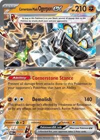 Cornerstone Mask Ogerpon ex - SV: Prismatic Evolutions - Pokemon card