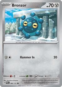 Bronzor - SV: Prismatic Evolutions - Pokemon card
