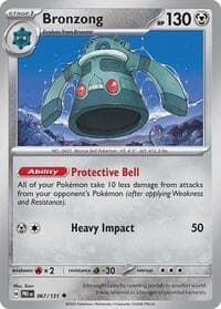 Bronzong - SV: Prismatic Evolutions - Pokemon card