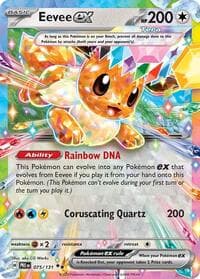 Eevee ex - SV: Prismatic Evolutions - Pokemon card