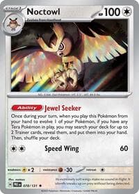 Noctowl - SV: Prismatic Evolutions - Pokemon card