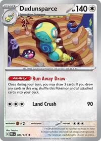 Dudunsparce - SV: Prismatic Evolutions - Pokemon card