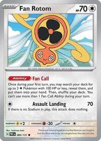 Fan Rotom - SV: Prismatic Evolutions - Pokemon card