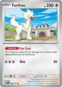 Furfrou - SV: Prismatic Evolutions - Pokemon card