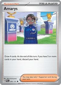 Amarys - SV: Prismatic Evolutions - Pokemon card