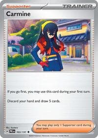 Carmine - SV: Prismatic Evolutions - Pokemon card