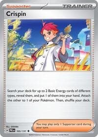 Crispin - SV: Prismatic Evolutions - Pokemon card