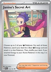 Janine's Secret Art - SV: Prismatic Evolutions - Pokemon card